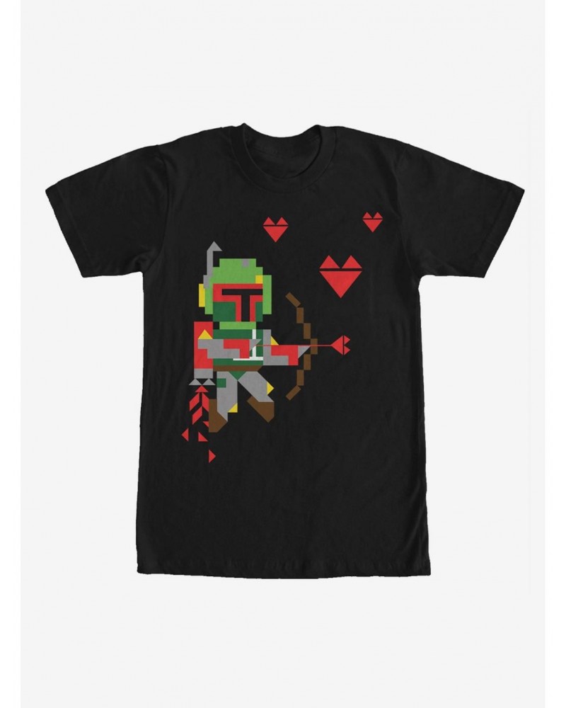 Star Wars Valentine's Day Boba Fett Cupid T-Shirt $6.99 T-Shirts