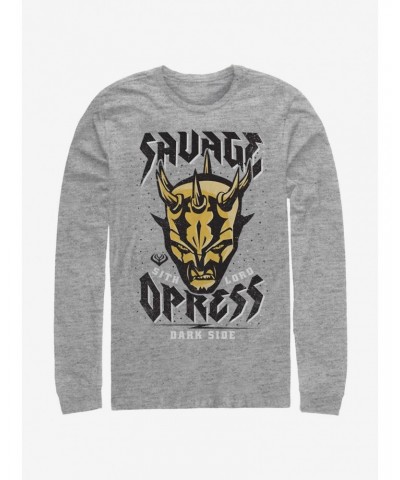 Star Wars The Clone Wars Savage Long-Sleeve T-Shirt $8.69 T-Shirts