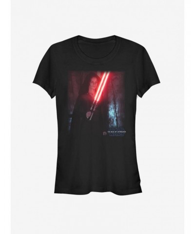 Star Wars: The Rise of Skywalker Dark Rey Girls T-Shirt $7.77 T-Shirts