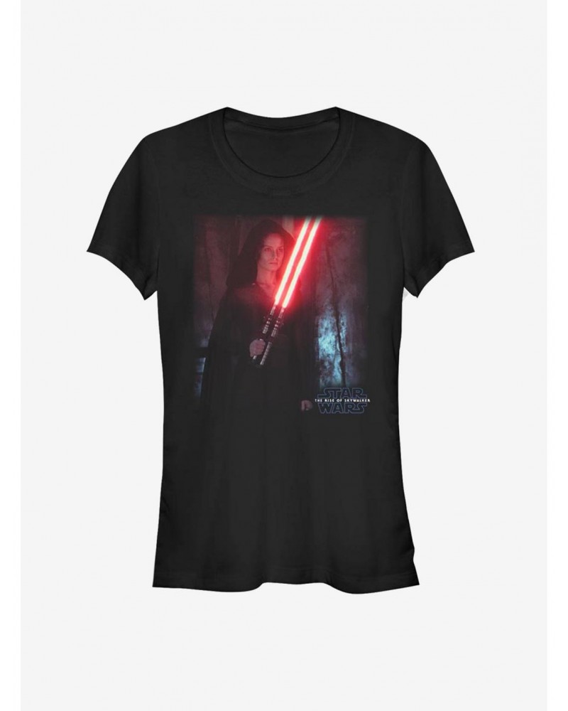 Star Wars: The Rise of Skywalker Dark Rey Girls T-Shirt $7.77 T-Shirts