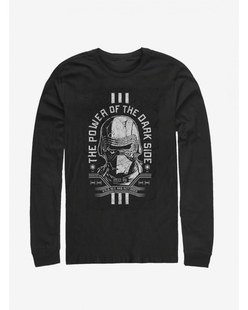 Star Wars Episode IX The Rise Of Skywalker Dark Power Long-Sleeve T-Shirt $13.16 T-Shirts