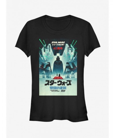 Star Wars Episode V: The Empire Strikes Back 40th Anniversary Japanese Poster Girls T-Shirt $5.34 T-Shirts