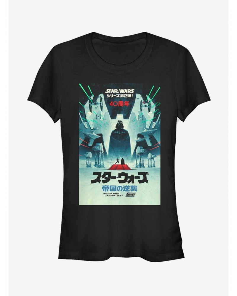 Star Wars Episode V: The Empire Strikes Back 40th Anniversary Japanese Poster Girls T-Shirt $5.34 T-Shirts