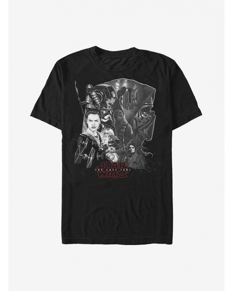 Star Wars: The Last Jedi Poster T-Shirt $4.66 T-Shirts