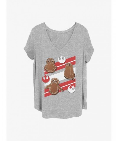 Star Wars: The Last Jedi Ginger Porgs Girls T-Shirt Plus Size $8.55 T-Shirts