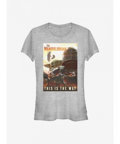 Star Wars The Mandalorian The Child The Way Poster Girls T-Shirt $6.15 T-Shirts