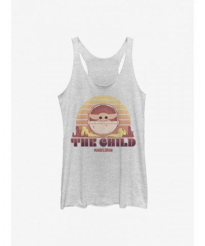 Star Wars The Mandalorian Sunset The Child Girls Tank Top $9.95 Tops