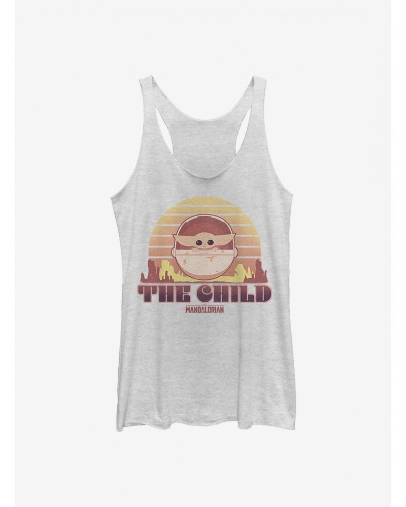 Star Wars The Mandalorian Sunset The Child Girls Tank Top $9.95 Tops