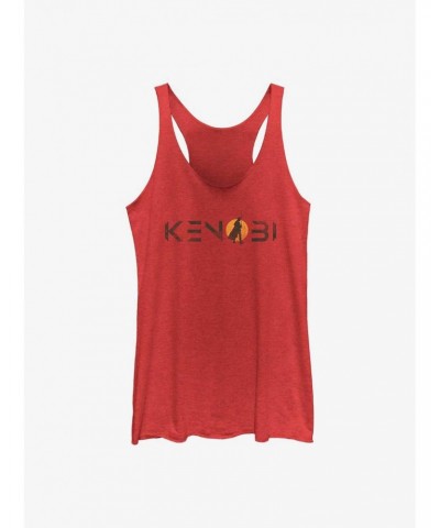 Star Wars Obi-Wan Kenobi Single Sun Logo Girls Raw Edge Tank $9.95 Tanks