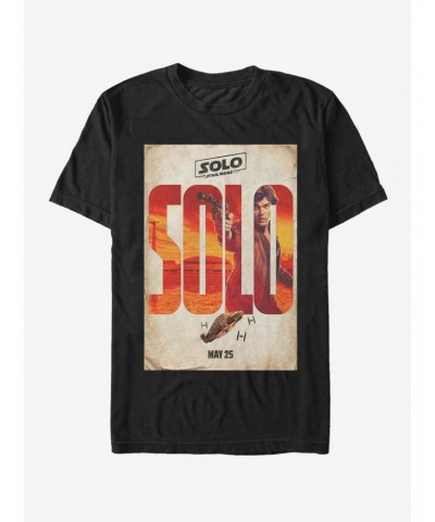 Star Wars Solo A Star Wars Story Name Poster T-Shirt $4.97 T-Shirts