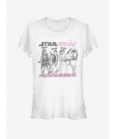 Star Wars New Poster Girls T-Shirt $7.77 T-Shirts