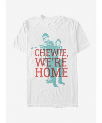 Star Wars Han Solo Chewie We're Home T-Shirt $7.30 T-Shirts