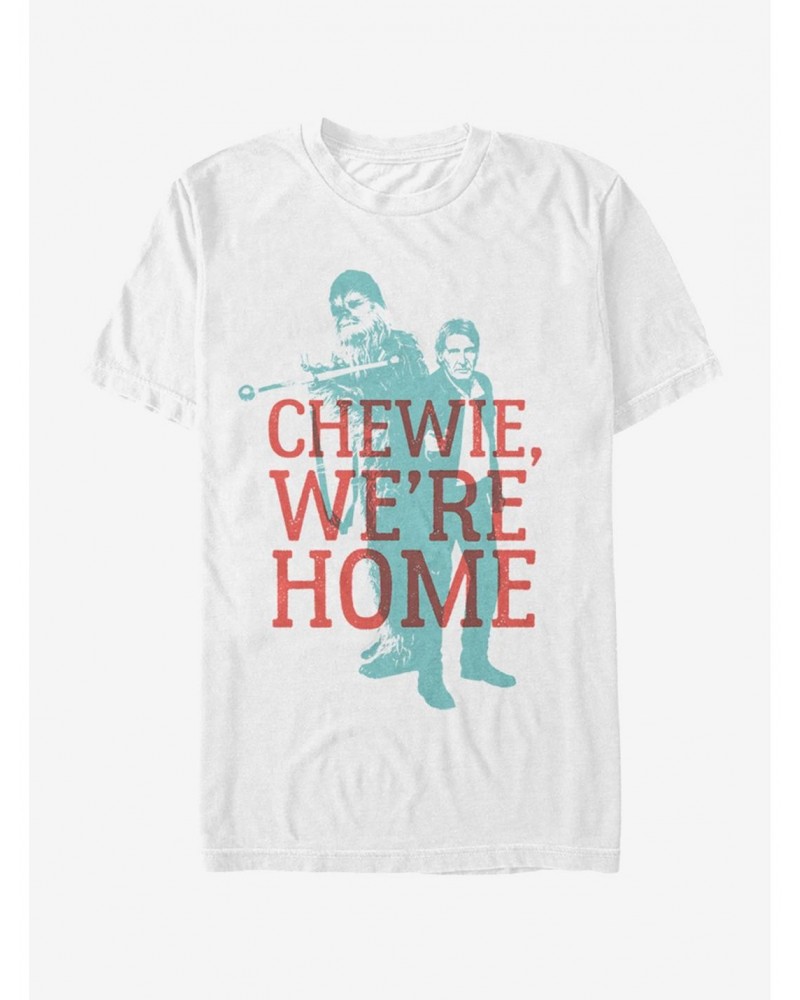 Star Wars Han Solo Chewie We're Home T-Shirt $7.30 T-Shirts