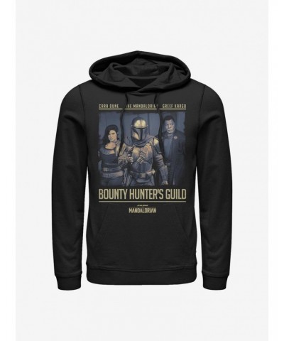 Star Wars The Mandalorian Bounty Hunter's Guild Hoodie $10.78 Hoodies