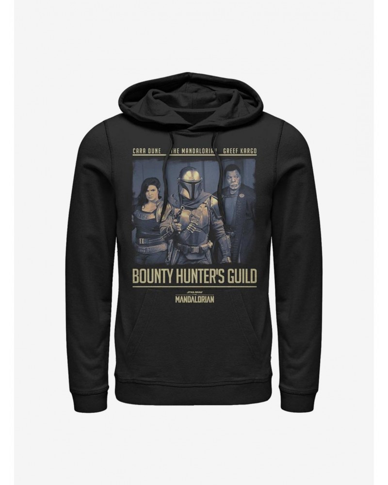 Star Wars The Mandalorian Bounty Hunter's Guild Hoodie $10.78 Hoodies