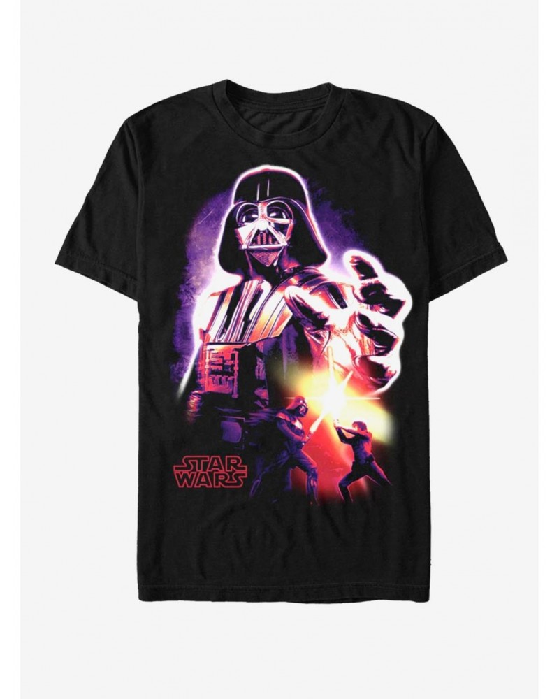 Star Wars Neon Vader T-Shirt $6.21 T-Shirts