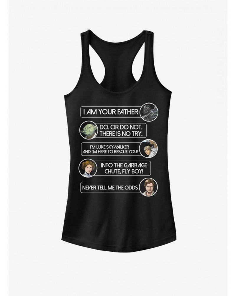 Star Wars Character Quotage Girls Tank $8.37 Tanks