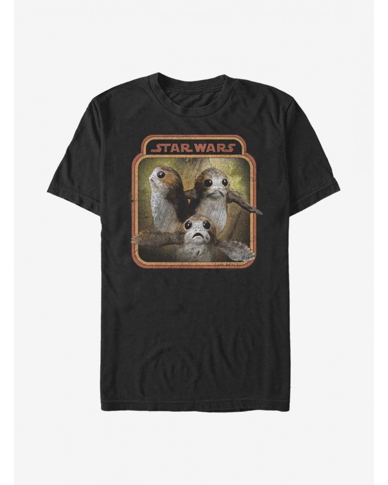 Star Wars: The Last Jedi Porgs Trio T-Shirt $5.90 T-Shirts