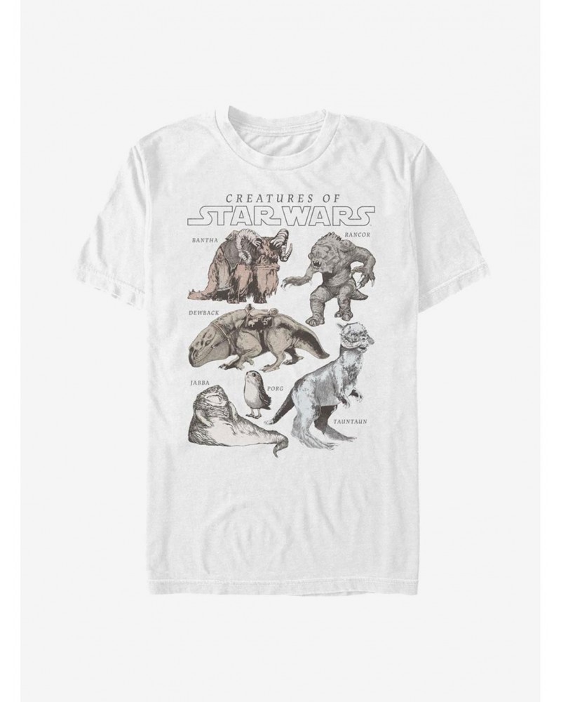 Star Wars Creatures T-Shirt $7.61 T-Shirts