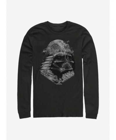 Star Wars Empire Head Long-Sleeve T-Shirt $8.16 T-Shirts