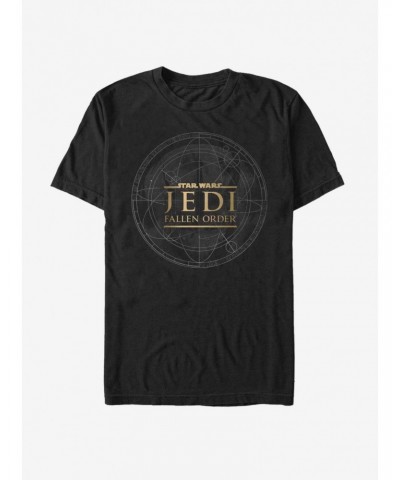 Star Wars Jedi: Fallen Order Jedi Map T-Shirt $4.66 T-Shirts