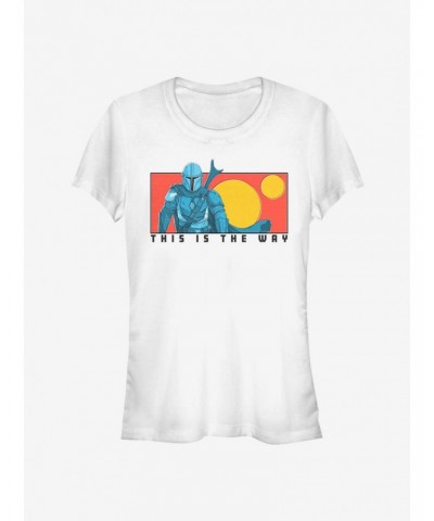 Star Wars The Mandalorian The Way Girls T-Shirt $5.18 T-Shirts