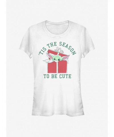 Star Wars The Mandalorian The Child 'Tis The Season Girls T-Shirt $5.82 T-Shirts