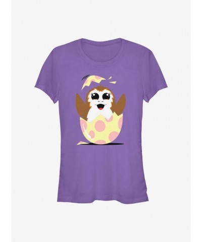 Star Wars Easter Egg Porg Girls T-Shirt $6.47 T-Shirts