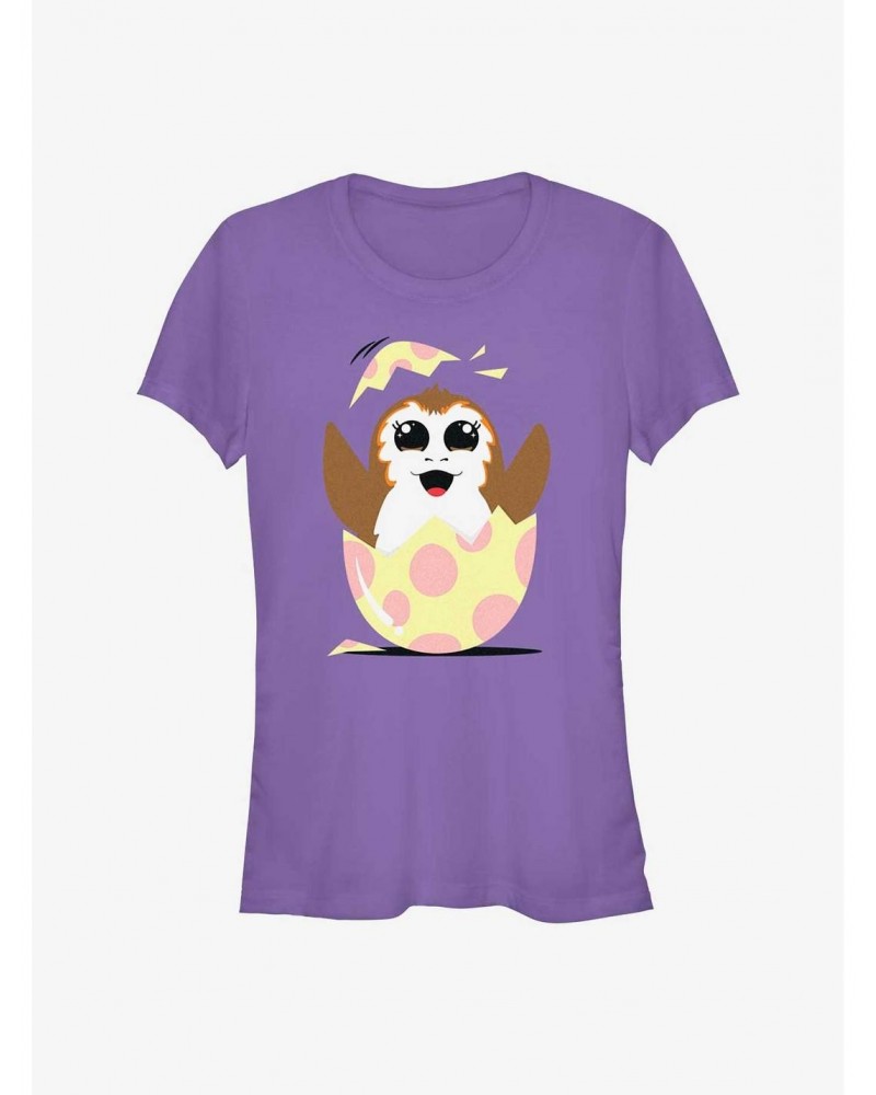 Star Wars Easter Egg Porg Girls T-Shirt $6.47 T-Shirts