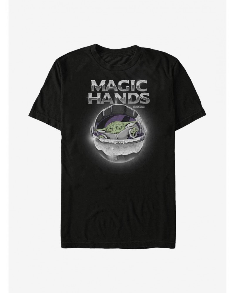 Star Wars The Mandalorian The Child Magic Hands T-Shirt $7.14 T-Shirts