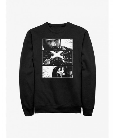 Star Wars Obi-Wan Kenobi Vader Panels Sweatshirt $11.51 Sweatshirts