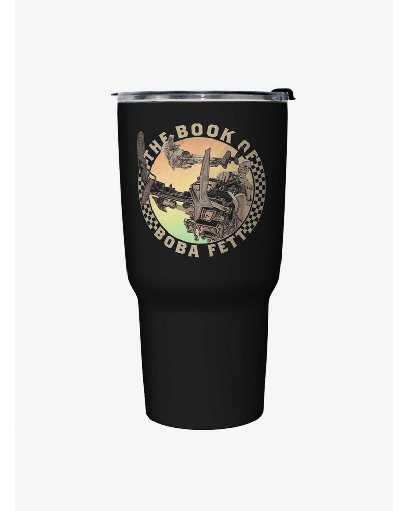 Star Wars The Book of Boba Fett Bounty Time Black Stainless Steel Travel Mug $11.00 Mugs