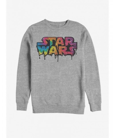 Star Wars Tie Dye Drip Sweatshirt $12.40 Sweatshirts