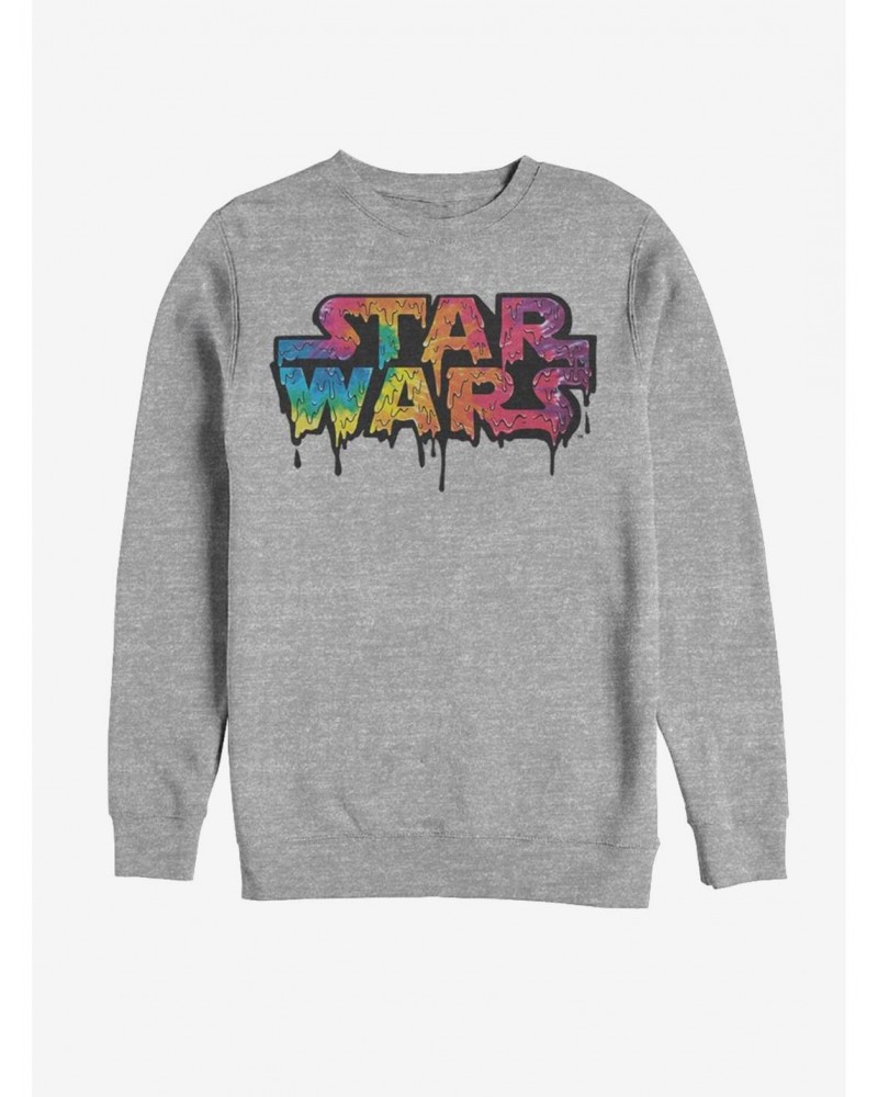 Star Wars Tie Dye Drip Sweatshirt $12.40 Sweatshirts