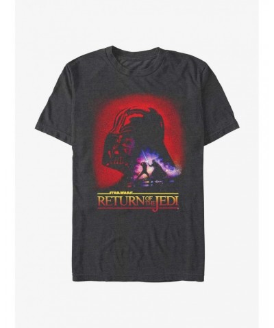 Star Wars Return of the Jedi 40th Anniversary Fated Duel T-Shirt $5.44 T-Shirts