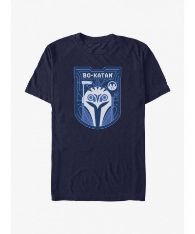 Star Wars The Mandalorian Bo-Katan Crest T-Shirt $7.45 T-Shirts