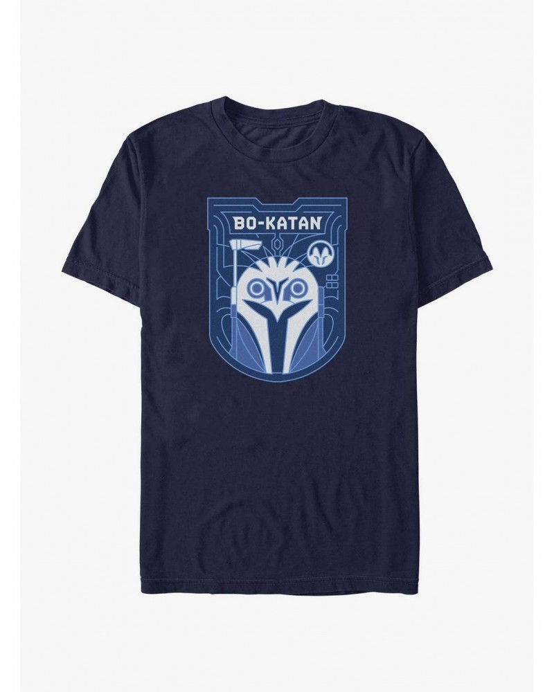 Star Wars The Mandalorian Bo-Katan Crest T-Shirt $7.45 T-Shirts