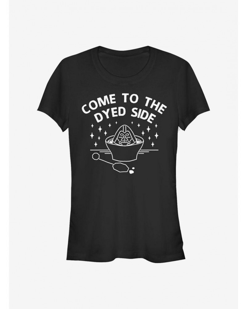 Star Wars Darth Dyed Side Girls T-Shirt $7.93 T-Shirts