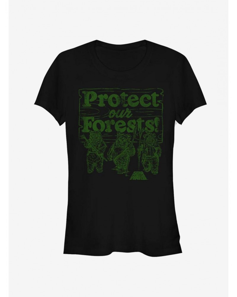 Star Wars Protect Our Forests Girls T-Shirt $6.15 T-Shirts