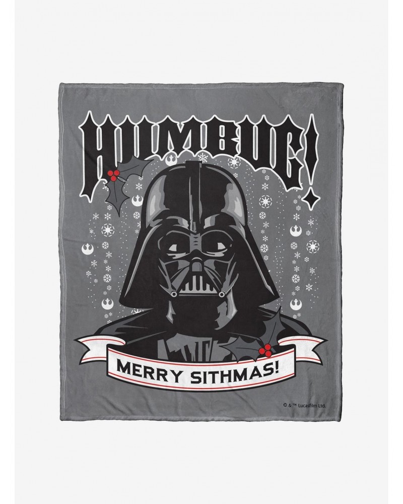 Star Wars Merry Sithmas Throw Blanket $19.17 Blankets