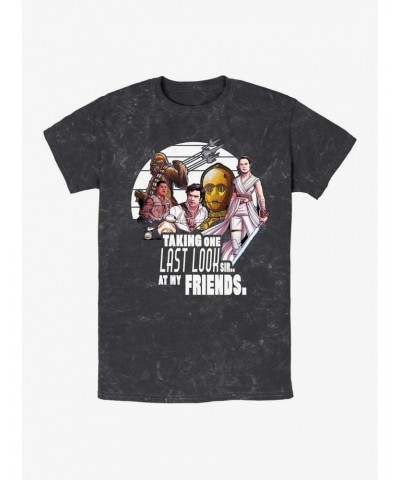 Star Wars: The Rise Of Skywalker Last Goodbye Mineral Wash T-Shirt $8.08 T-Shirts