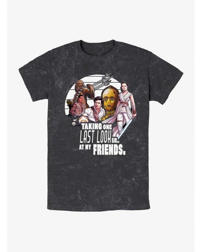 Star Wars: The Rise Of Skywalker Last Goodbye Mineral Wash T-Shirt $8.08 T-Shirts