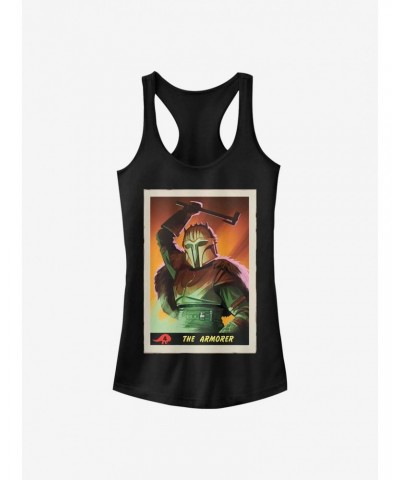 Star Wars The Mandalorian Armorer Card Girls Tank $9.56 Tanks