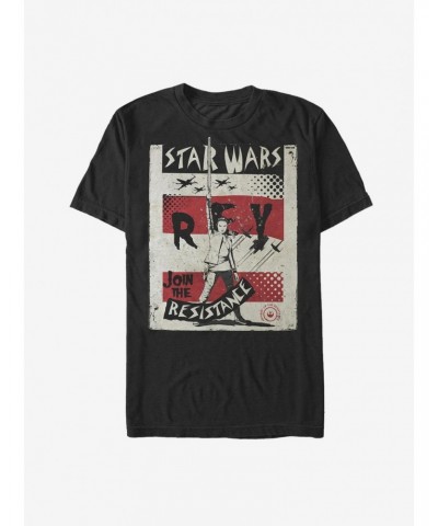 Star Wars Join Rey Poster T-Shirt $6.83 T-Shirts