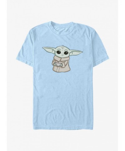 Star Wars The Mandalorian Grogu Soup T-Shirt $6.06 T-Shirts