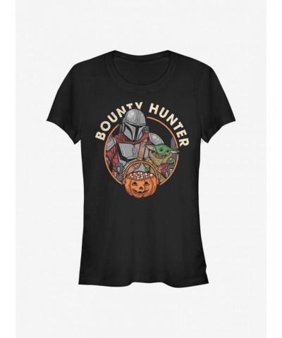 Star Wars The Mandalorian Candy Hunter The Child Girls T-Shirt $5.66 T-Shirts