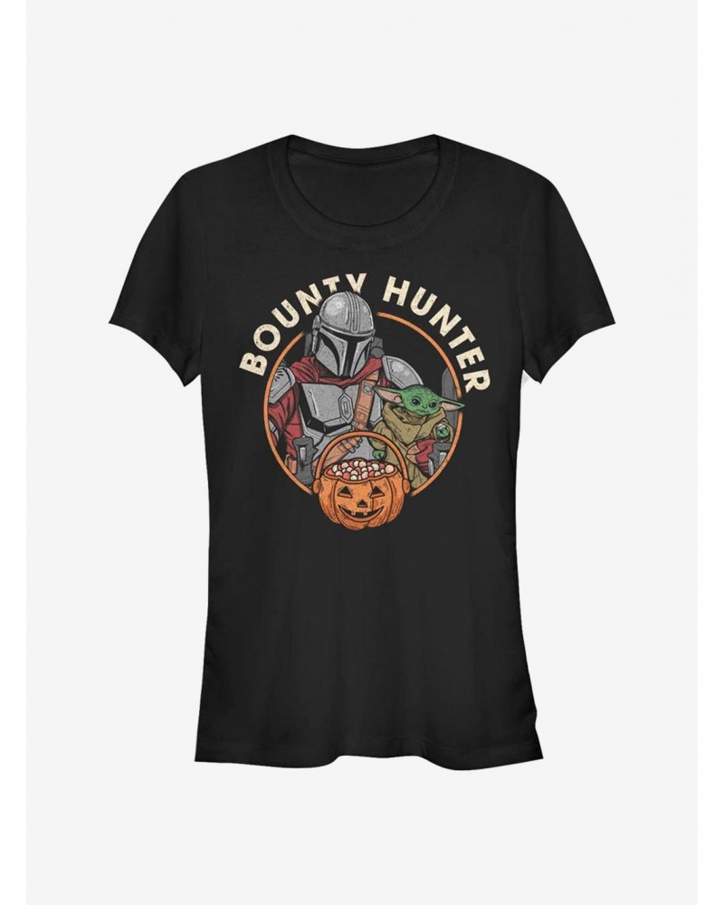 Star Wars The Mandalorian Candy Hunter The Child Girls T-Shirt $5.66 T-Shirts