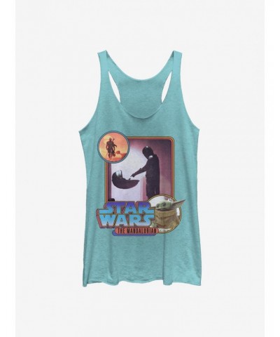 Star Wars The Mandalorian Retro Mando Scenes Girls Tank $9.53 Tanks