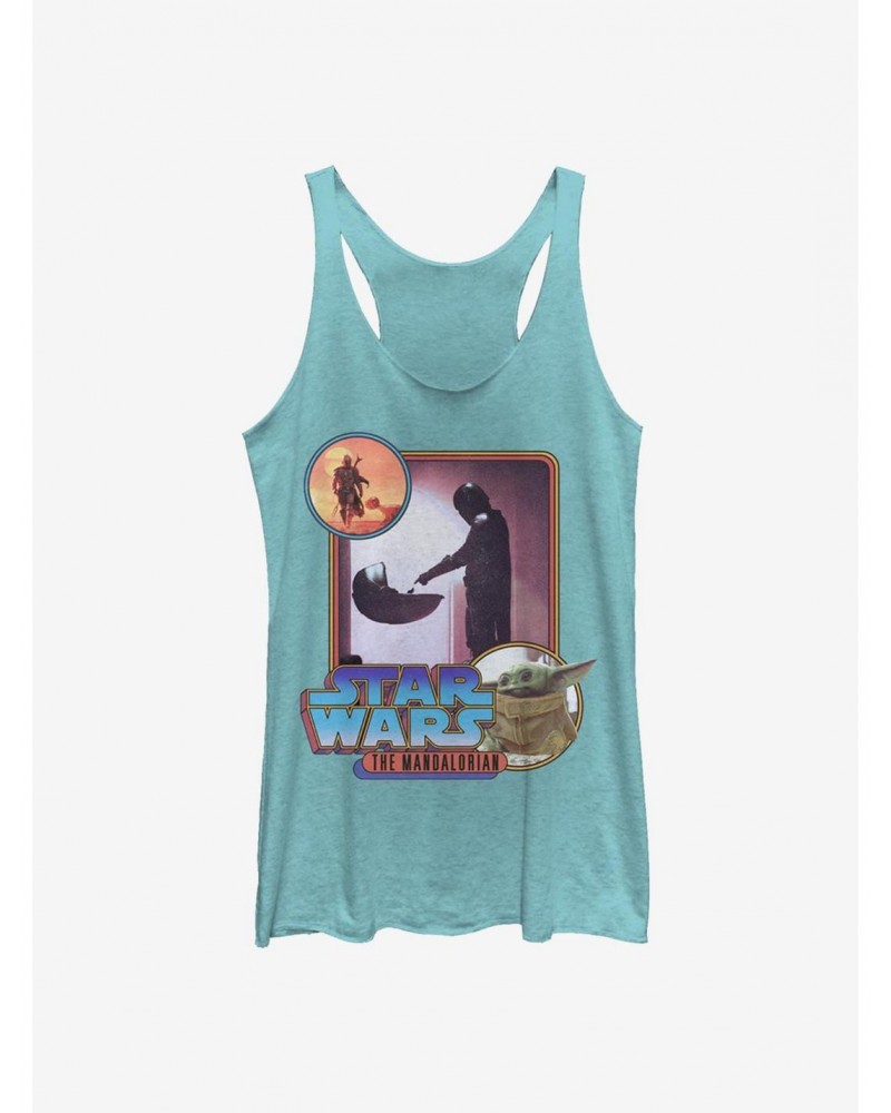 Star Wars The Mandalorian Retro Mando Scenes Girls Tank $9.53 Tanks