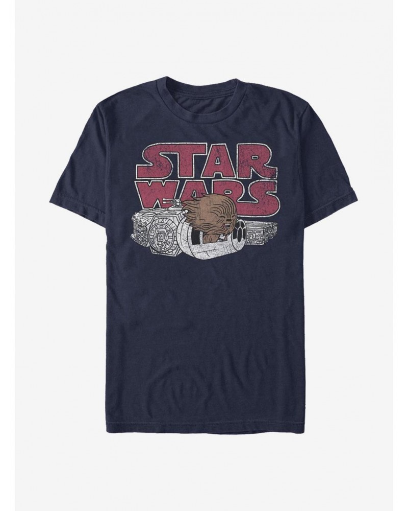 Star Wars Chewie Window T-Shirt $4.66 T-Shirts